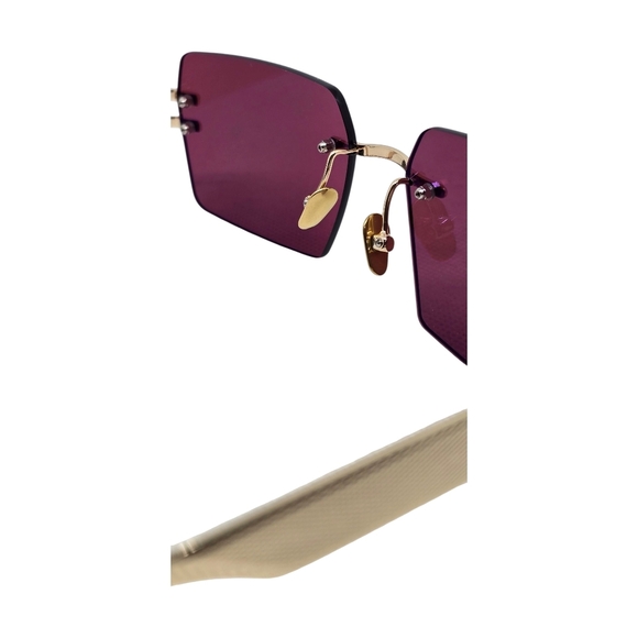 NEW PORTA ROMANA  Gold and Pink Sunglasses - Picture 7 of 12